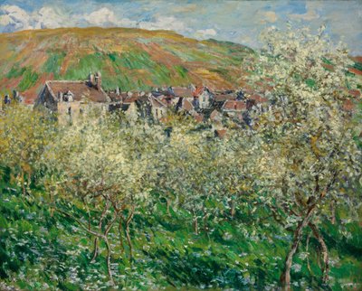 Flowering Plum Trees by Claude Monet